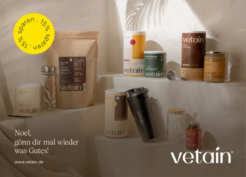 Postkartenmotiv von Vetain mit 15 % Rabatt zur Kundenreaktivierung